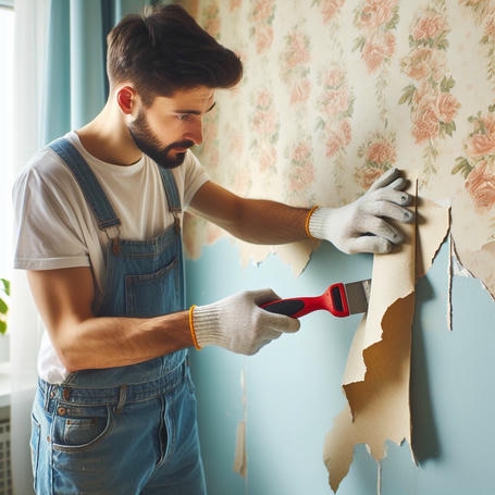 removing-wallpaper