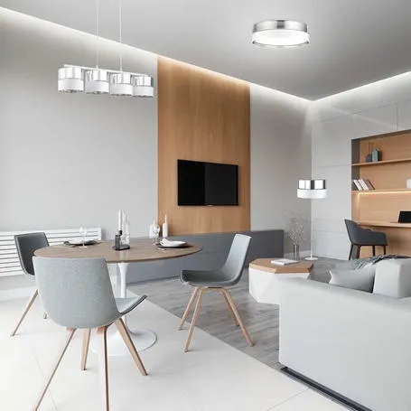 Bright and elegant office interior after painting