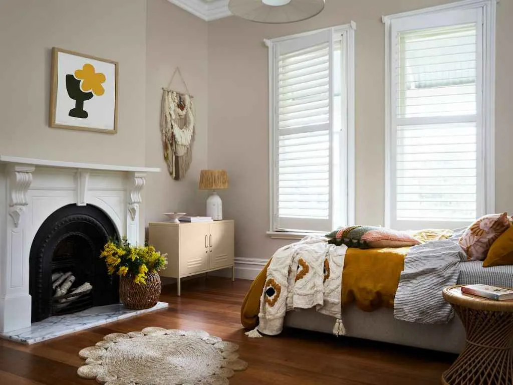 Cream Color Bedroom Painting Project