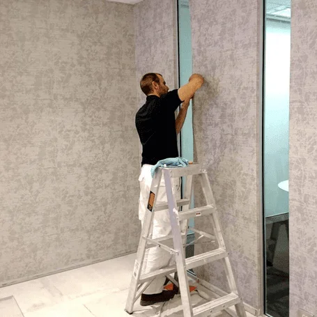 Modern wallpaper fixing in Dubai